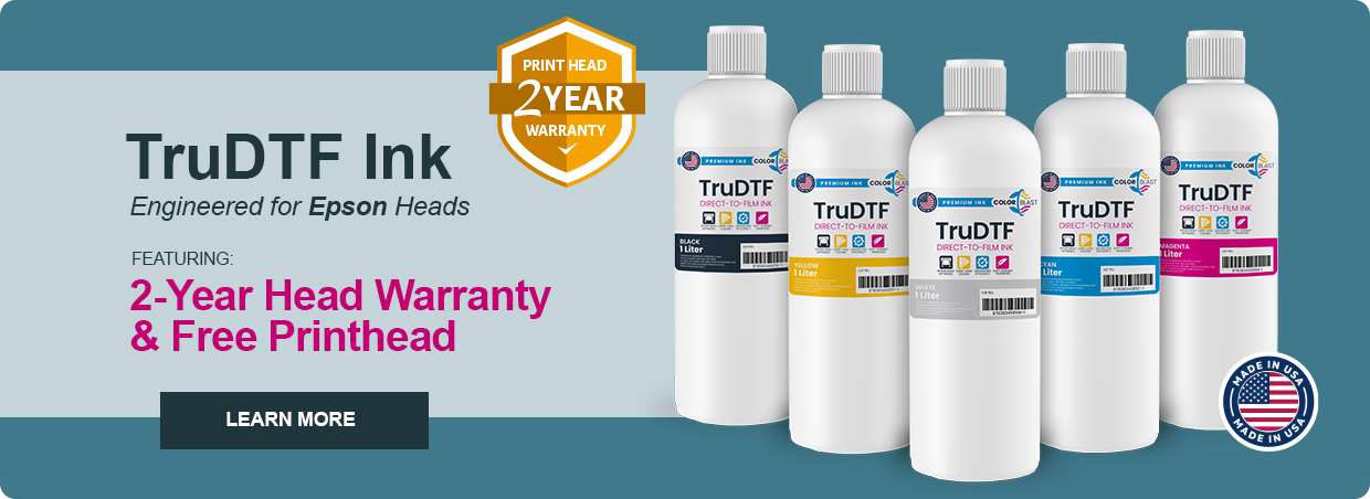 ColorBlast TruDTF Ink - 2-Year Head Warranty
